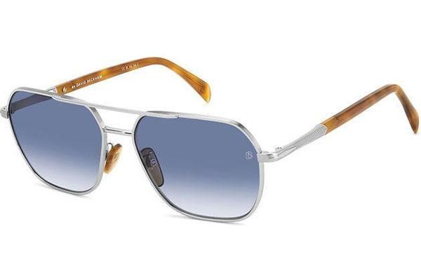 Okulary przeciwsłoneczne David Beckham DB1128/G/S YL7/08 Pilotki (Aviator) Srebrne