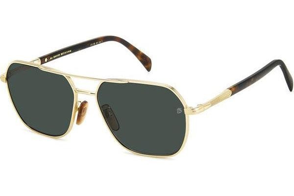 Okulary przeciwsłoneczne David Beckham DB1128/G/S 06J/QT Pilotki (Aviator) Złote