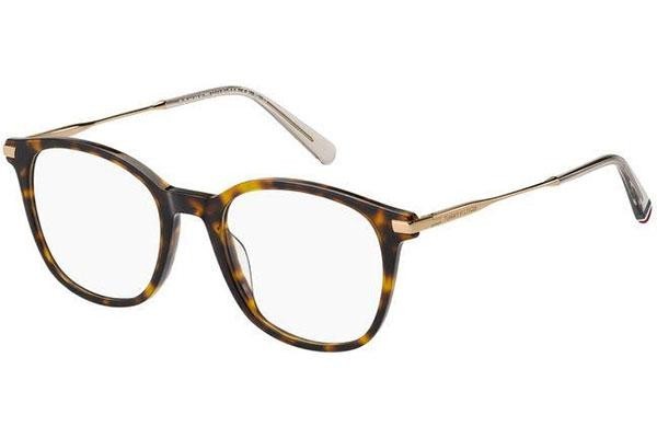 Okulary korekcyjne Tommy Hilfiger TH2050 086 Kwadratowe Havana