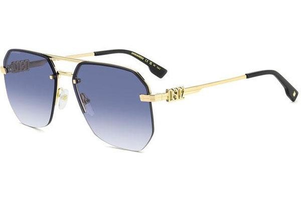 Okulary przeciwsłoneczne Dsquared2 D20103/S LKS/08 Pilotki (Aviator) Złote