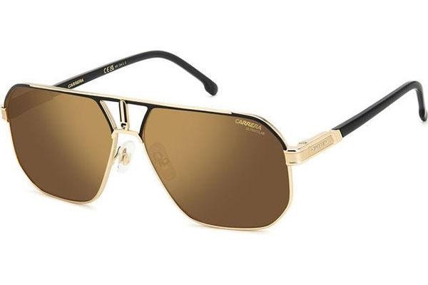 Okulary przeciwsłoneczne Carrera CARRERA1062/S I46/YL Polarized Pilotki (Aviator) Złote