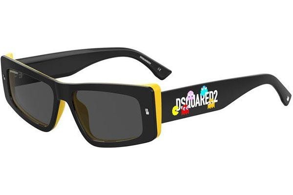 Okulary przeciwsłoneczne Dsquared2 D2PAC 71C/IR Nieregularny Czarne