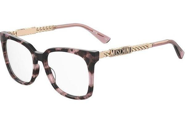 Okulary korekcyjne Moschino MOS627 HT8 Kwadratowe Havana