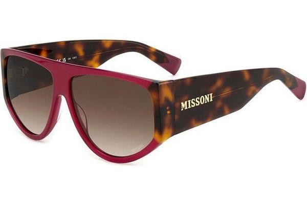 Okulary przeciwsłoneczne Missoni MIS0165/S 4KQ/HA Nieregularny Czerwone