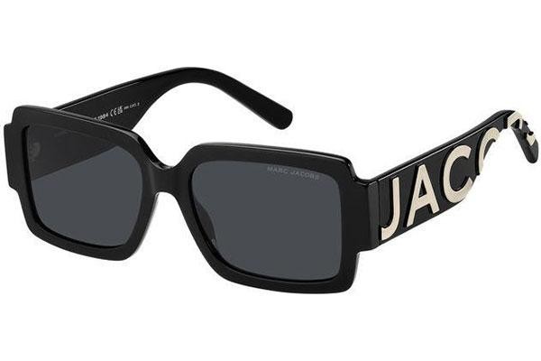 Okulary przeciwsłoneczne Marc Jacobs MARC693/S 80S/2K Kwadratowe Czarne