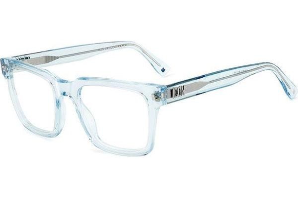 Okulary korekcyjne Dsquared2 ICON0013 MVU Kwadratowe Niebieskie