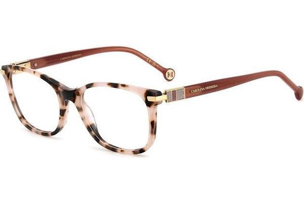 Okulary korekcyjne Carolina Herrera HER0201 H4V Kocie oczy Havana