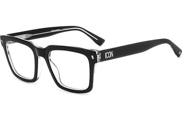 Okulary korekcyjne Dsquared2 ICON0013 7C5 Kwadratowe Czarne