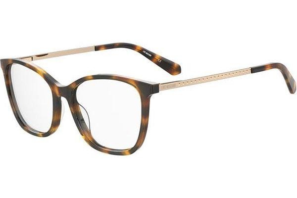 Okulary korekcyjne Love Moschino MOL622 086 Kwadratowe Havana