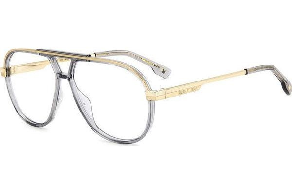 Okulary korekcyjne Dsquared2 D20113 KB7 Pilotki (Aviator) Szare