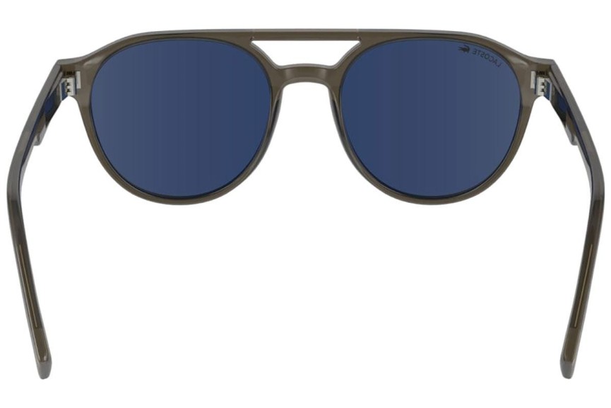 Okulary przeciwsłoneczne Lacoste L6008S 210 Pilotki (Aviator) Brązowe