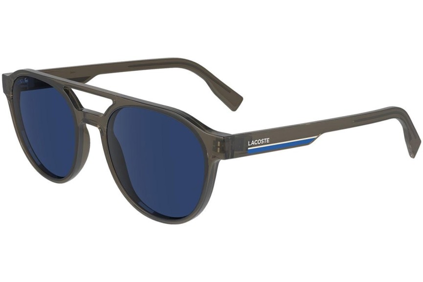 Okulary przeciwsłoneczne Lacoste L6008S 210 Pilotki (Aviator) Brązowe