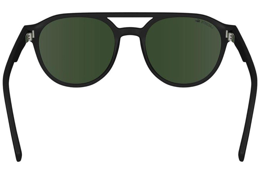 Okulary przeciwsłoneczne Lacoste L6008S 002 Pilotki (Aviator) Czarne