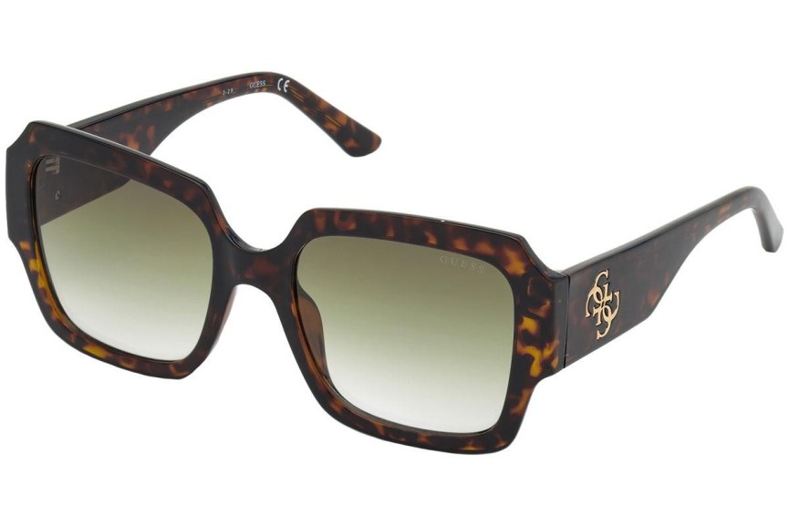 Okulary przeciwsłoneczne Guess GU7681 52P Oversize Havana