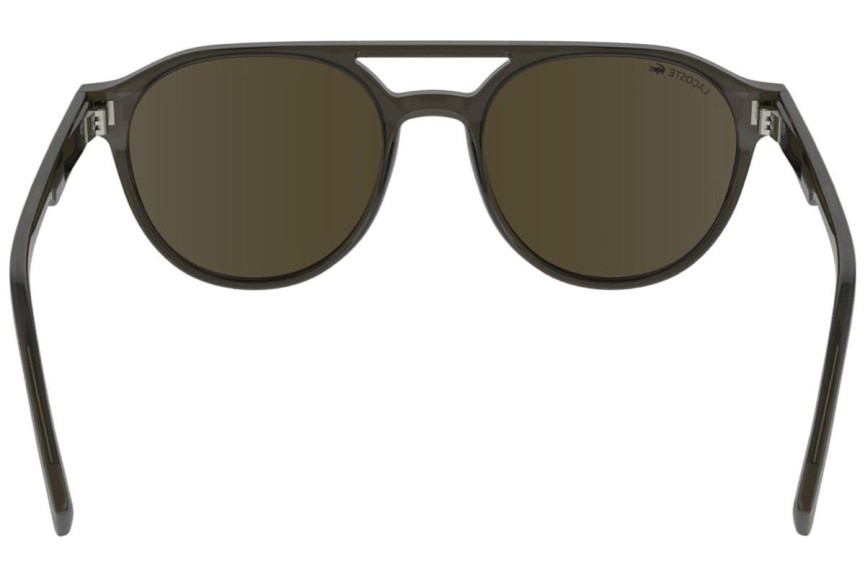 Okulary przeciwsłoneczne Lacoste L6008S 035 Pilotki (Aviator) Szare