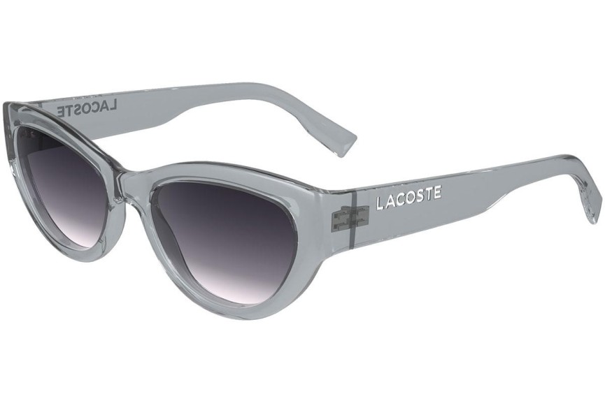 Okulary przeciwsłoneczne Lacoste L6013S 035 Kocie oczy Szare