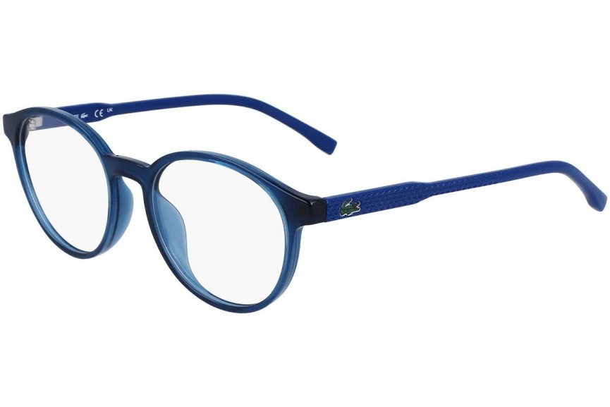 Okulary korekcyjne Lacoste L3658 424 Okrągłe Niebieskie