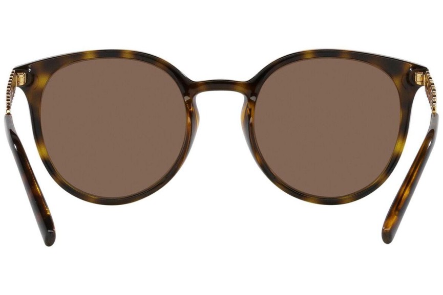 Okulary przeciwsłoneczne Dolce & Gabbana DG6189U 502/73 Okrągłe Havana