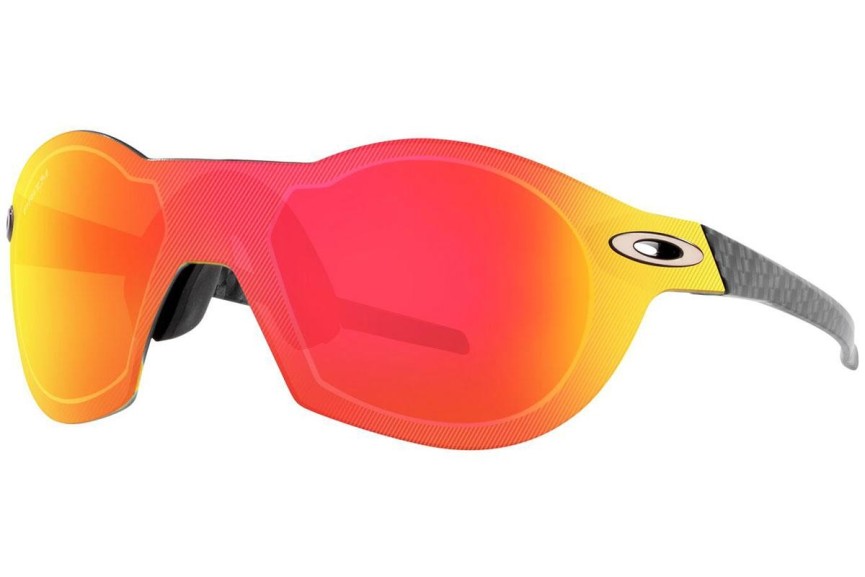 Okulary przeciwsłoneczne Oakley Subzero OO9098 909802 Nieregularny Pomarańczowe