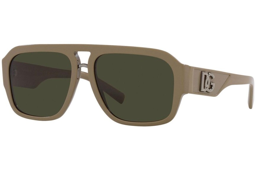 Okulary przeciwsłoneczne Dolce & Gabbana DG4403 332982 Pilotki (Aviator) Brązowe