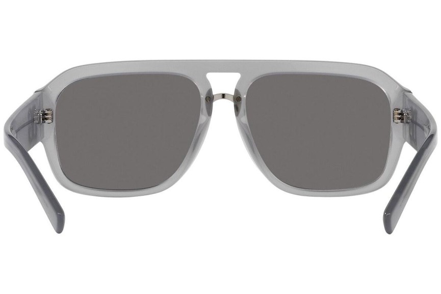 Okulary przeciwsłoneczne Dolce & Gabbana DG4403 342181 Polarized Pilotki (Aviator) Szare