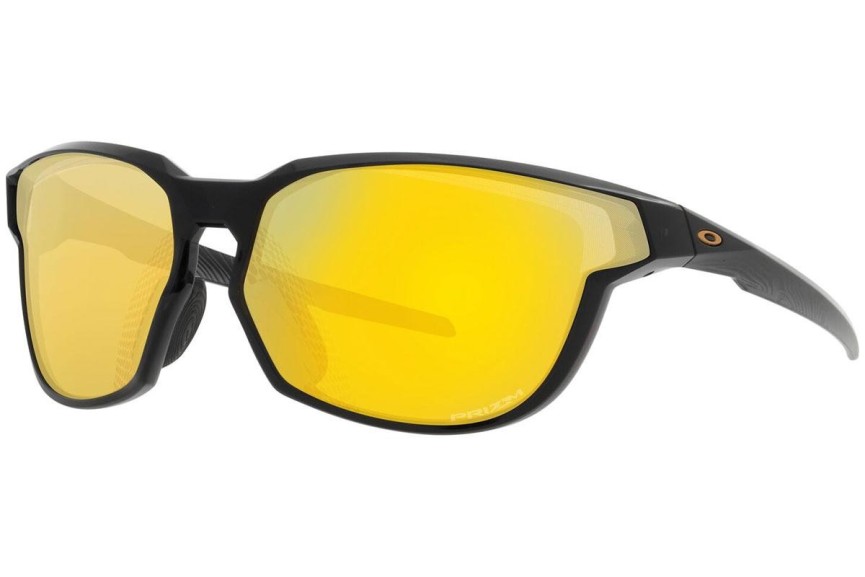 Okulary przeciwsłoneczne Oakley Kaast OO9227 922702 Nieregularny Czarne