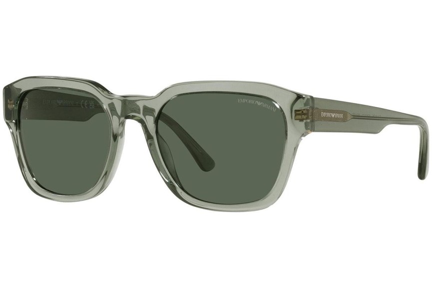 Okulary przeciwsłoneczne Emporio Armani EA4175 536271 Kwadratowe Zielone