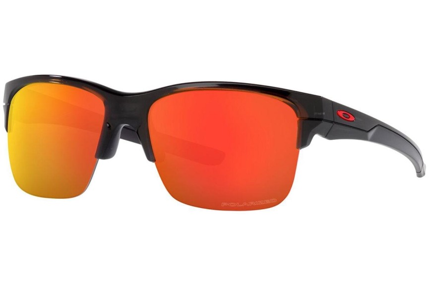 Okulary przeciwsłoneczne Oakley Thinlink OO9316 931612 Polarized Kwadratowe Czarne