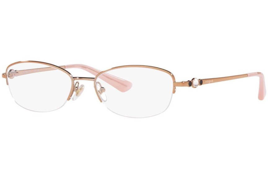 Okulary korekcyjne Vogue Eyewear VO3955BI 5075 Owalne Brązowe