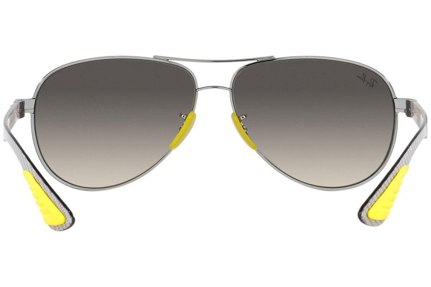 Okulary przeciwsłoneczne Ray-Ban RB8331M F08311 Pilotki (Aviator) Srebrne