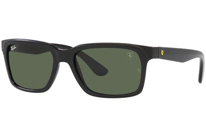 Okulary przeciwsłoneczne Ray-Ban RB4393M F65071 Prostokątne Czarne