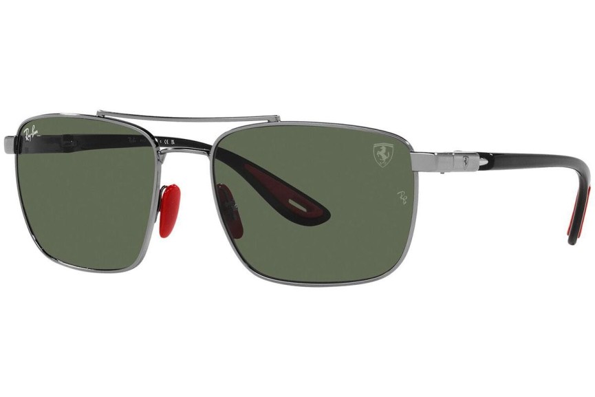 Okulary przeciwsłoneczne Ray-Ban RB3715M F00171 Pilotki (Aviator) Srebrne