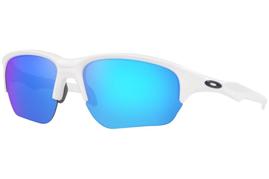 Okulary przeciwsłoneczne Oakley Flak Beta OO9363 936315 Prostokątne Białe