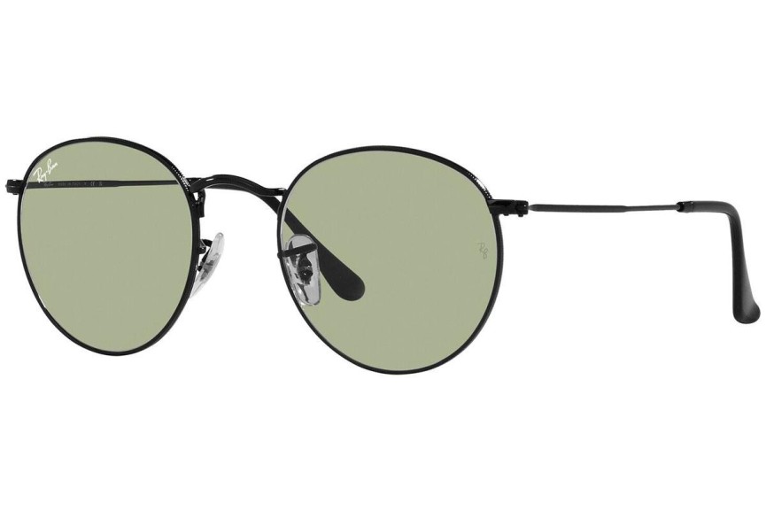 Okulary przeciwsłoneczne Ray-Ban Round Metal RB3447 002/52 Okrągłe Czarne