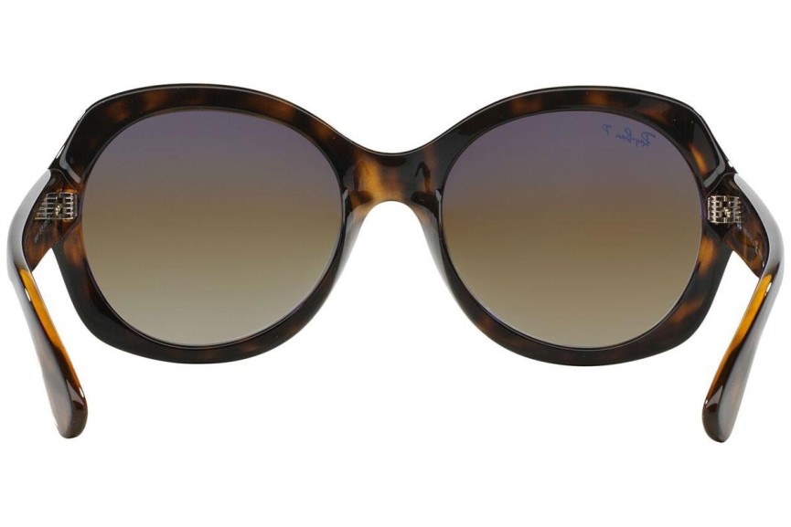 Okulary przeciwsłoneczne Ray-Ban RB4191 710/T5 Polarized Okrągłe Havana