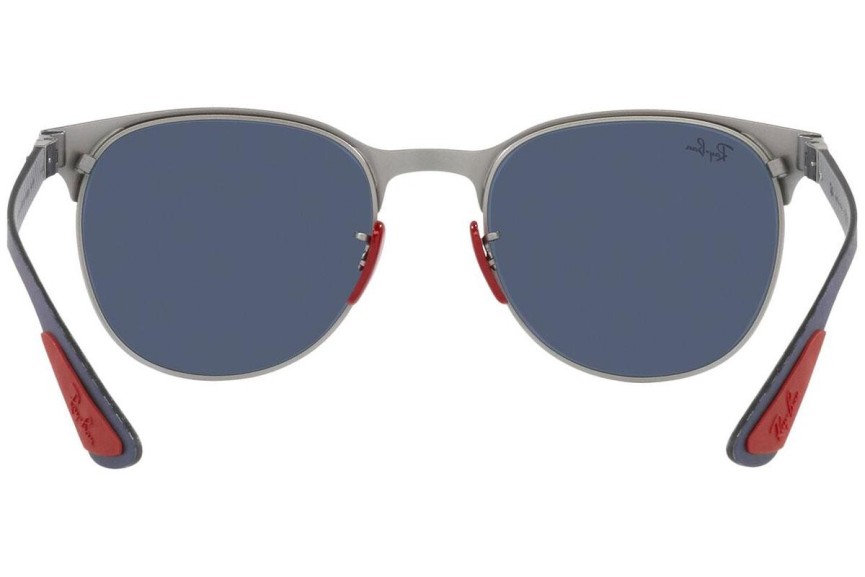 Okulary przeciwsłoneczne Ray-Ban RB8327M F07280 Okrągłe Niebieskie