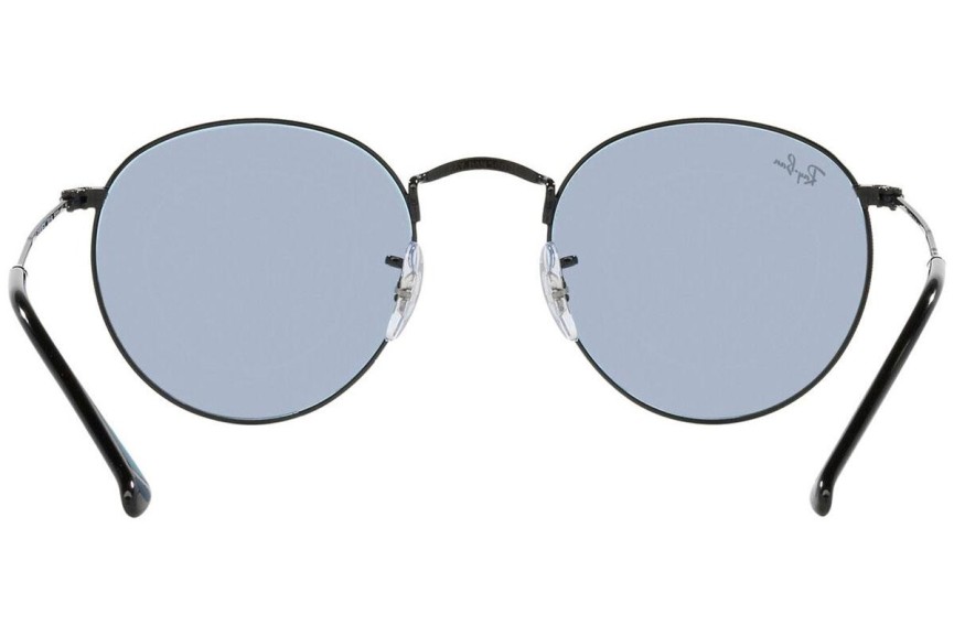 Okulary przeciwsłoneczne Ray-Ban Round Metal RB3447 002/64 Okrągłe Czarne