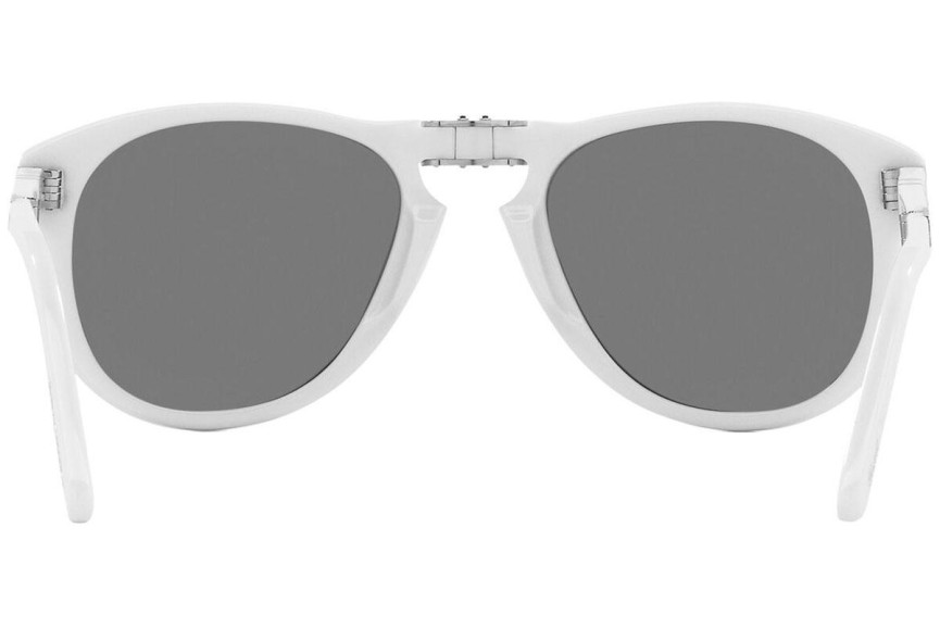 Okulary przeciwsłoneczne Persol PO0714SM 1191AM Pilotki (Aviator) Białe