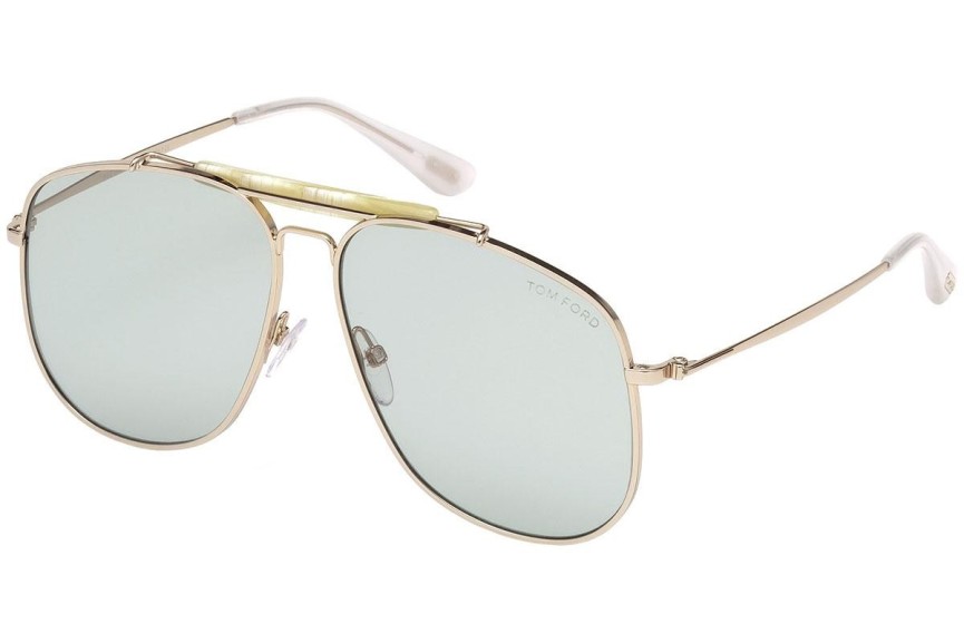 Okulary przeciwsłoneczne Tom Ford Connor FT0557 28V Pilotki (Aviator) Złote