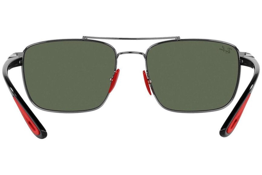 Okulary przeciwsłoneczne Ray-Ban RB3715M F00171 Pilotki (Aviator) Srebrne