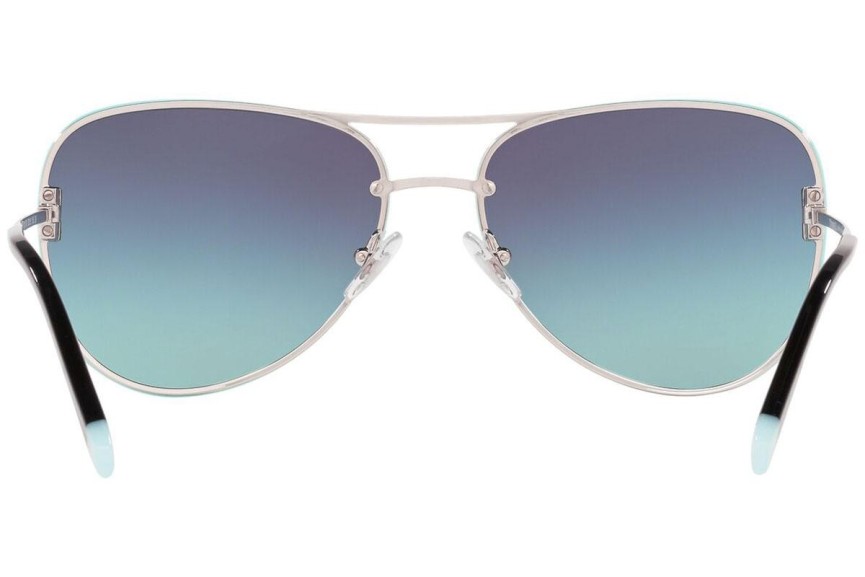 Okulary przeciwsłoneczne Tiffany & Co. TF3066 60019S Pilotki (Aviator) Srebrne