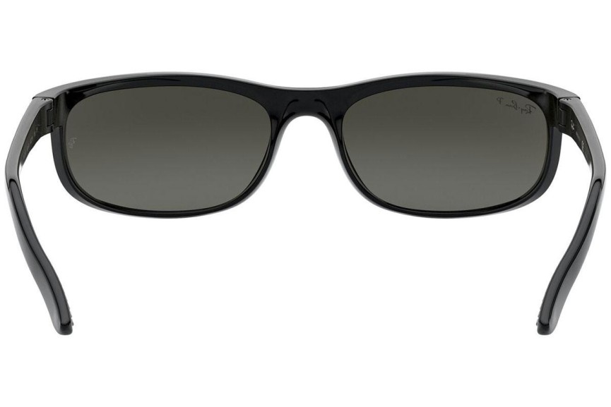 Okulary przeciwsłoneczne Ray-Ban Predator 2 RB2027 601/W1 Polarized Prostokątne Czarne