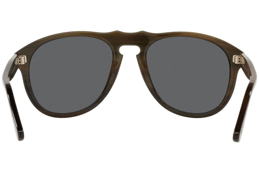 Okulary przeciwsłoneczne Persol PO0649CO 113987 Pilotki (Aviator) Brązowe