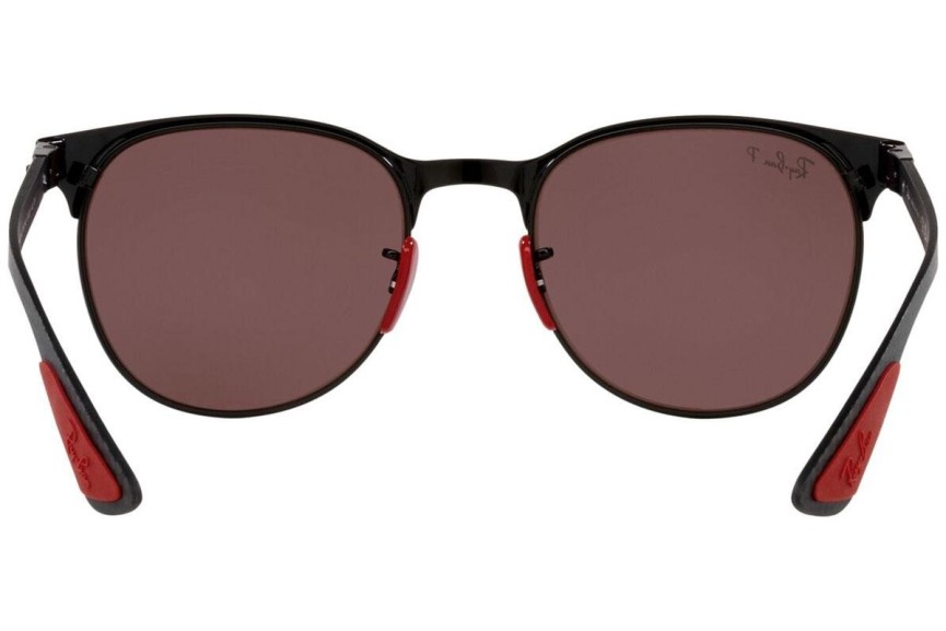 Okulary przeciwsłoneczne Ray-Ban RB8327M F041H2 Polarized Okrągłe Czarne