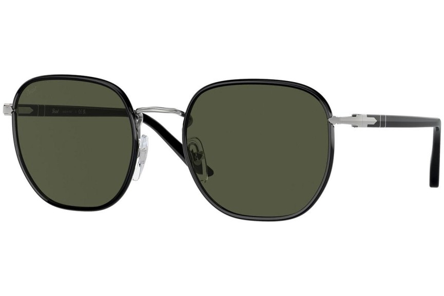 Okulary przeciwsłoneczne Persol PO1015SJ 112531 Okrągłe Czarne