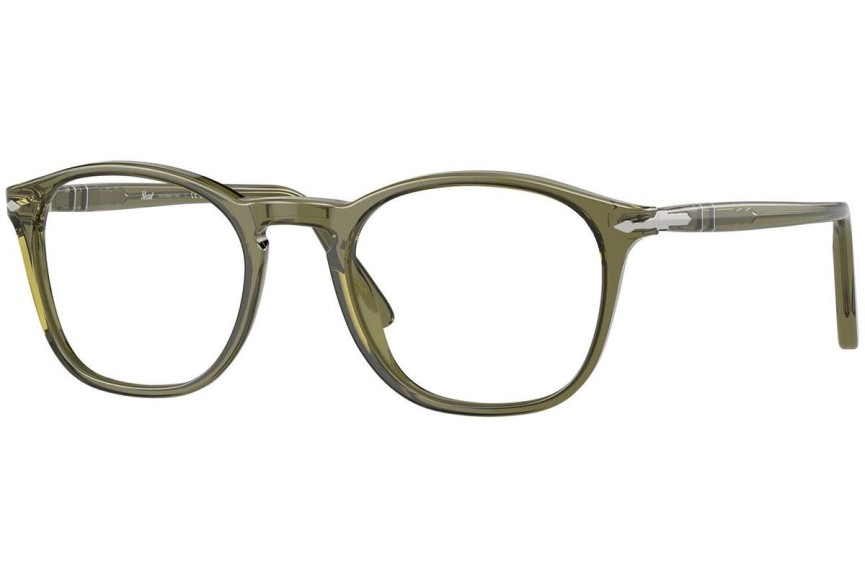 Okulary korekcyjne Persol PO3007V 1142 Kwadratowe Zielone