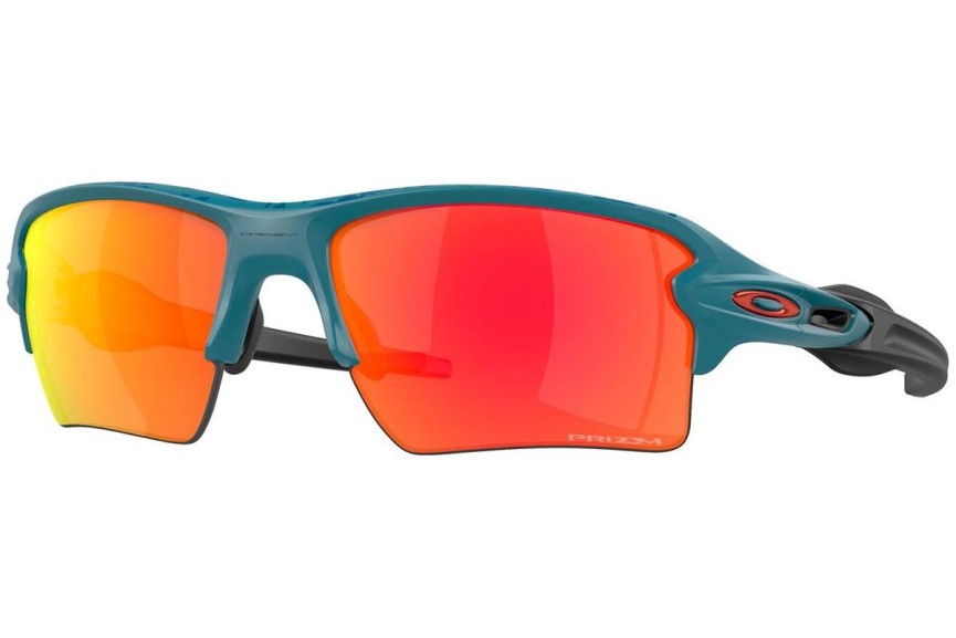 Okulary przeciwsłoneczne Oakley Flak 2.0 XL OO9188 9188J4 Prostokątne Niebieskie