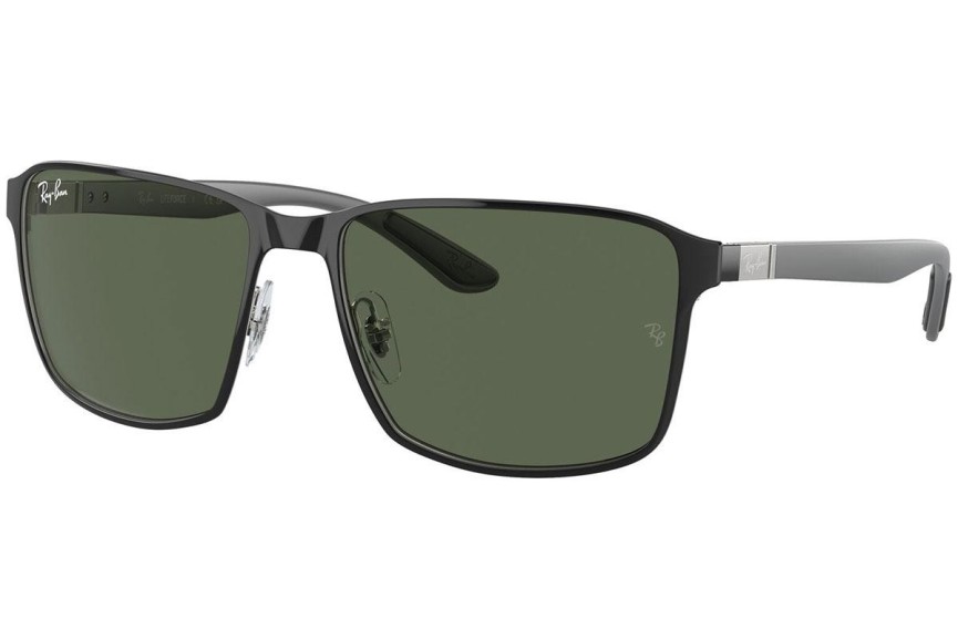 Okulary przeciwsłoneczne Ray-Ban RB3721 914471 Kwadratowe Srebrne