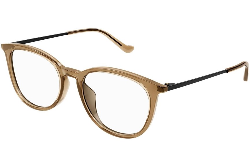 Okulary korekcyjne Gucci GG1468OA 003 Okrągłe Brązowe