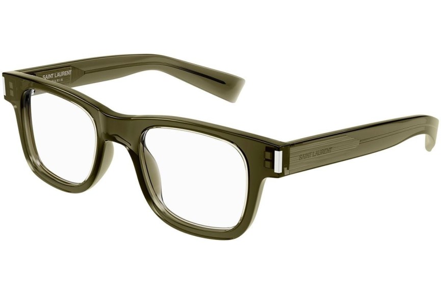 Okulary korekcyjne Saint Laurent SL564OPT 007 Kwadratowe Zielone